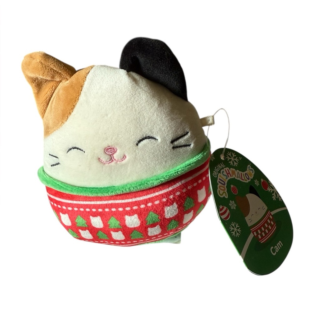 Squishmallows Cam Christmas sweater 4.5”